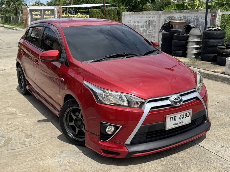 Toyota Yaris 2016 1.2 E Sedan ดีเซล เกียร์อัตโนมัติ แดง