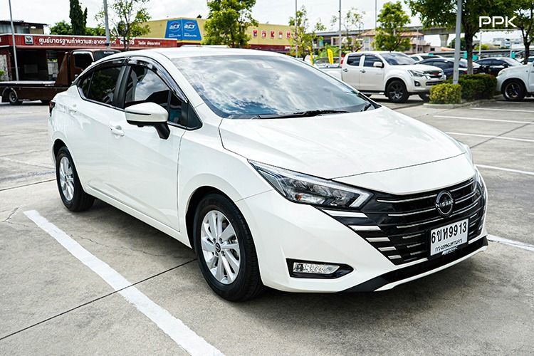 Nissan Almera 2024 1.0 VL Sedan เบนซิน ไม่ติดแก๊ส เกียร์อัตโนมัติ ขาว รูปที่ 3