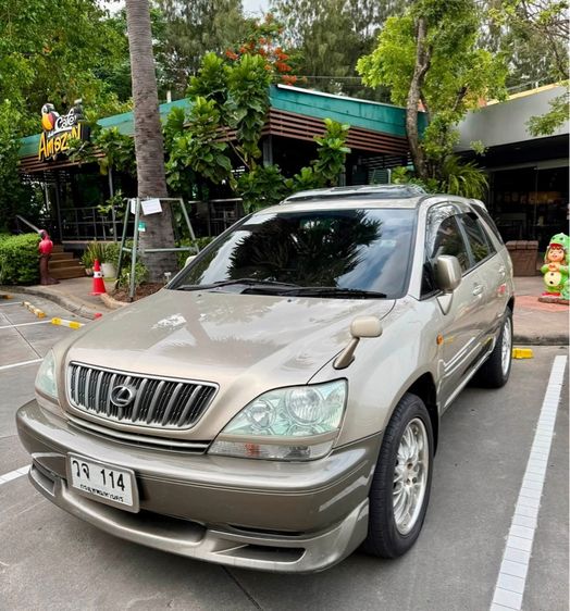 Toyota Harrier 2002 3.0 300G Utility-car เบนซิน ไม่ติดแก๊ส เกียร์อัตโนมัติ บรอนซ์ทอง