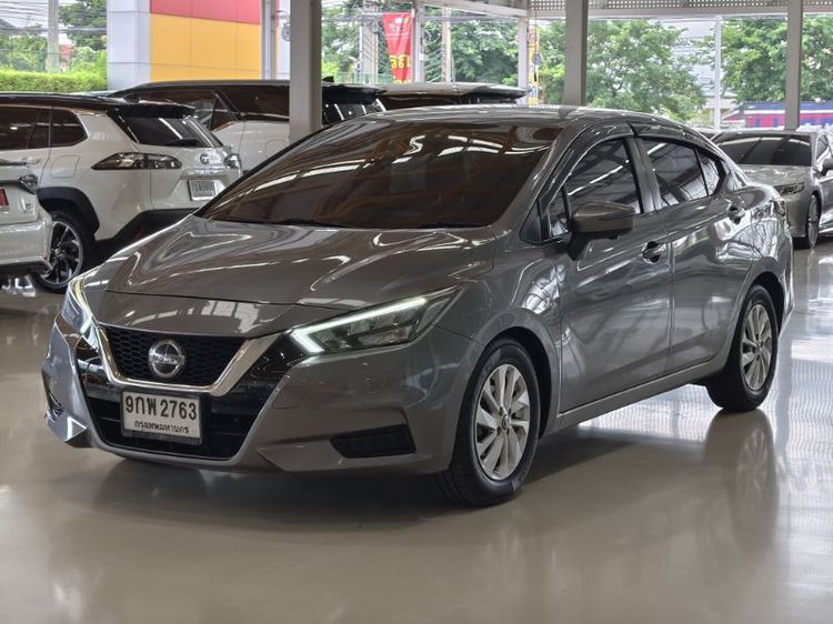 Nissan Almera 2020 1.0 V Sedan เบนซิน ไม่ติดแก๊ส เกียร์อัตโนมัติ เทา รูปที่ 3