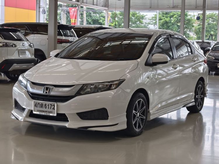 Honda City 2015 1.5 S i-VTEC Sedan เบนซิน ไม่ติดแก๊ส เกียร์อัตโนมัติ ขาว รูปที่ 3