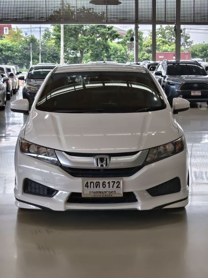 Honda City 2015 1.5 S i-VTEC Sedan เบนซิน ไม่ติดแก๊ส เกียร์อัตโนมัติ ขาว รูปที่ 2