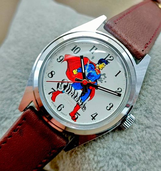 อื่นๆ ขาว RARE CARTOON SUPERMAN 1978's SWISS