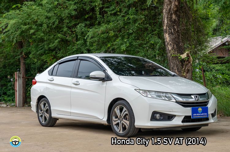 รถ Honda City 1.5 Sv i-VTEC สี ขาว