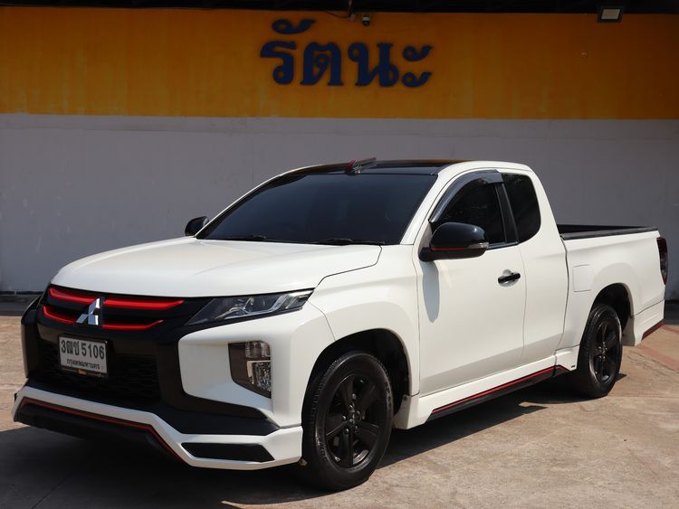 รถ Mitsubishi Triton All New Mega Cab 2.5 GLX Limited Edition สี ขาว