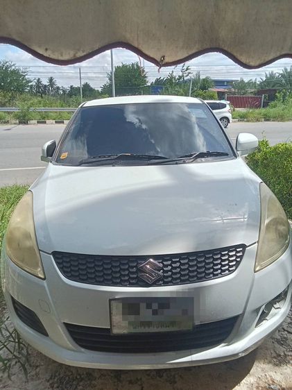 Suzuki Swift 2012 1.2 GL Sedan เบนซิน ไม่ติดแก๊ส เกียร์ธรรมดา ขาว รูปที่ 2
