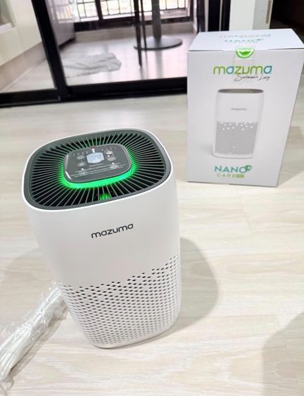 เครื่องฟอกอากาศ Mazumo Nano 1500 care มือ 1 ไม่เคยใช้งาน มีใบรับประกัน  มี 2 เครื่อง นัดรับ กทม หรือจัดส่งได้ทั่วประเทศ