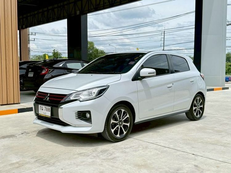 Mitsubishi Mirage 2021 1.2 GLS Limited Sedan เบนซิน ไม่ติดแก๊ส เกียร์อัตโนมัติ ขาว