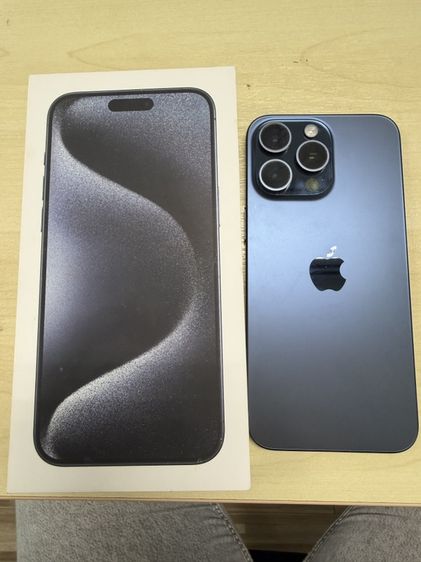 iphone 15 promax Blue Titanium มือสอง แบต 80% แถม casetifyแท้