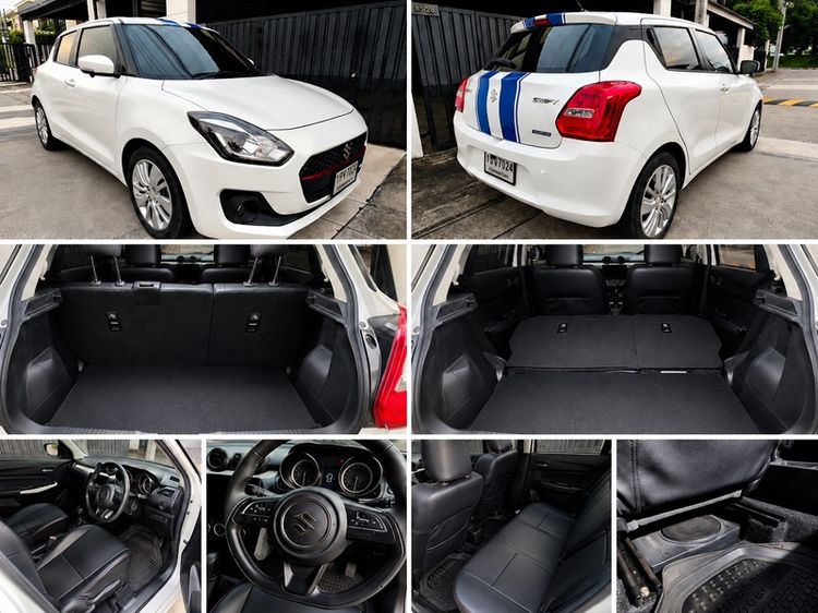 รถ Suzuki Swift 1.2 GL สี ขาว