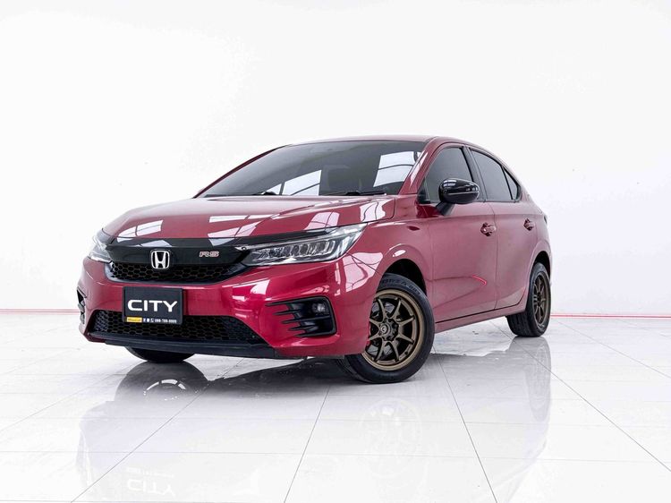 Honda City 2021 1.0 RS Sedan เบนซิน ไม่ติดแก๊ส เกียร์อัตโนมัติ แดง