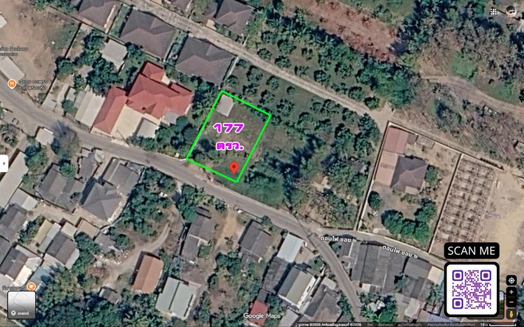 (177ตรว.)ที่ดิน ทําเลดี หน้าติดถนน พร้อมโอน รูปที่ 4