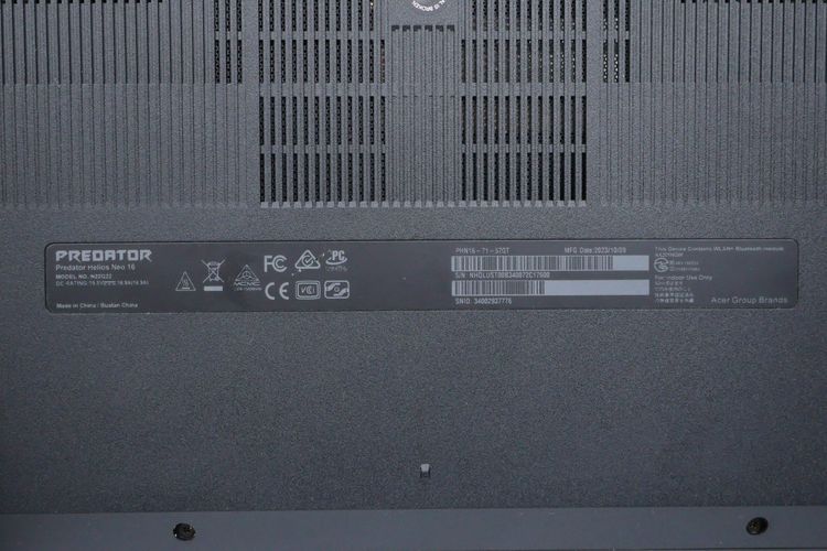 ACER PREDATOR HELIOS NEO 16 Core i5-13500HX.RTX4060 RAM16.512GB รูปที่ 17