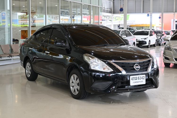 Nissan Almera 2014 1.2 EL Sedan เบนซิน ไม่ติดแก๊ส เกียร์อัตโนมัติ ดำ