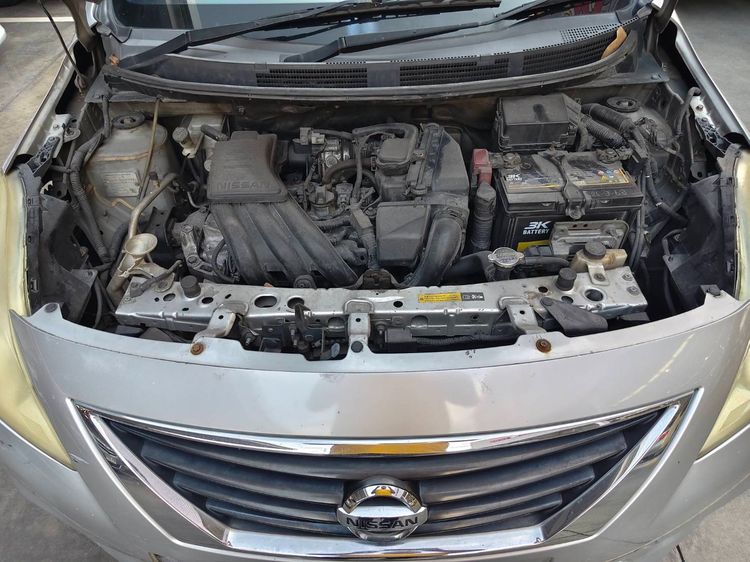 Nissan Almera 2012 1.2 E Sedan เบนซิน ไม่ติดแก๊ส เกียร์อัตโนมัติ เทา รูปที่ 2
