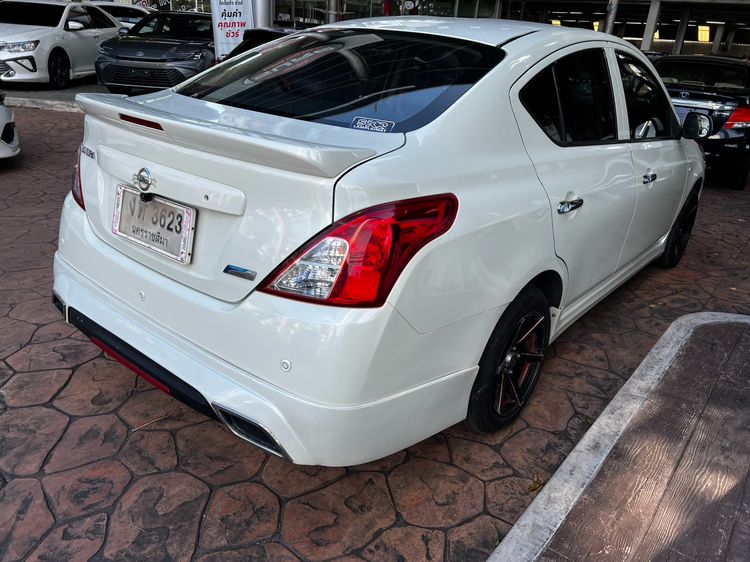 Nissan Almera 2014 1.2 E Sedan เบนซิน ไม่ติดแก๊ส เกียร์อัตโนมัติ ขาว รูปที่ 4