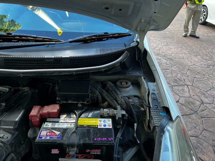 Nissan Almera 2014 1.2 E Sedan เบนซิน ไม่ติดแก๊ส เกียร์อัตโนมัติ ขาว รูปที่ 3