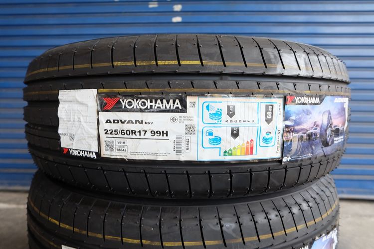 🚩 ยางใหม่ Yokohama รุ่น Advan V61 ขนาด 225 60R17 ปี25 รูปที่ 2