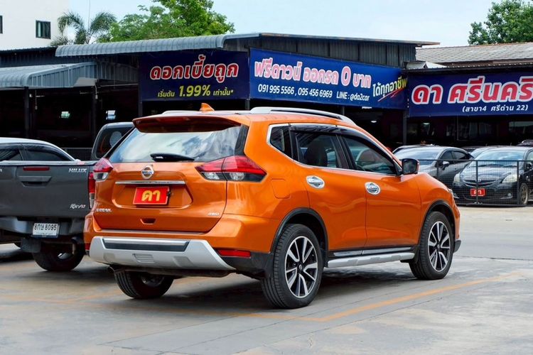 Nissan X-Trail 2020 2.5 VL 4WD Utility-car เบนซิน ไม่ติดแก๊ส เกียร์อัตโนมัติ ส้ม รูปที่ 4