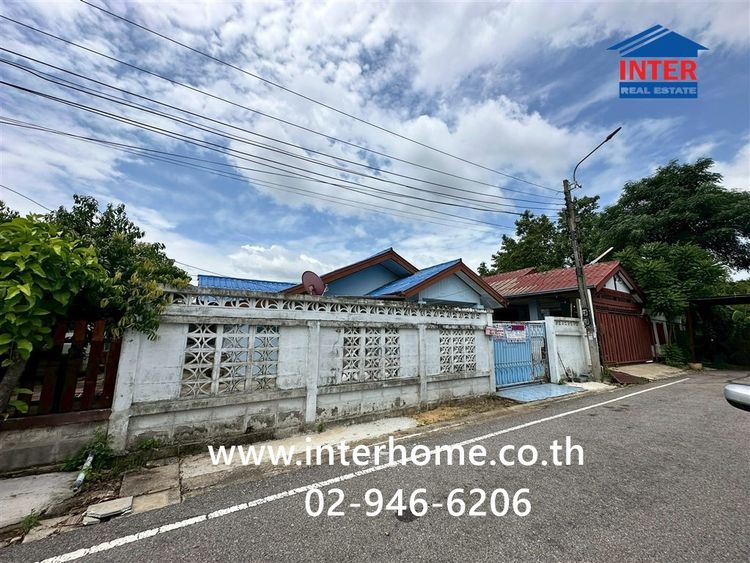 บ้านเดี่ยว 1 ชั้น 48 ตร.ว. หมู่บ้านเกล้ารัตนา ใกล้ MRT สามแยกบางใหญ่ ถนนรัตนาธิเบศร์ ถนนกาญจนาภิเษก บางใหญ่ นนทบุรี