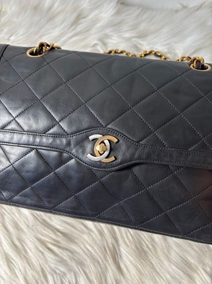 Vintage Double Flap With Two Tone Logo มือสองแท้💯 รูปที่ 3