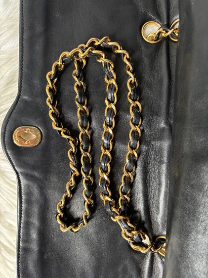 Vintage Double Flap With Two Tone Logo มือสองแท้💯 รูปที่ 15