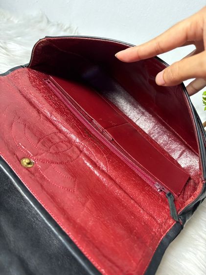 Vintage Double Flap With Two Tone Logo มือสองแท้💯 รูปที่ 11