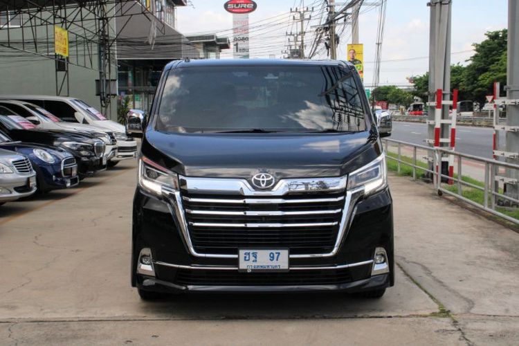 Toyota Majesty 2020 2.8 Grande Van ดีเซล เกียร์อัตโนมัติ ดำ รูปที่ 3