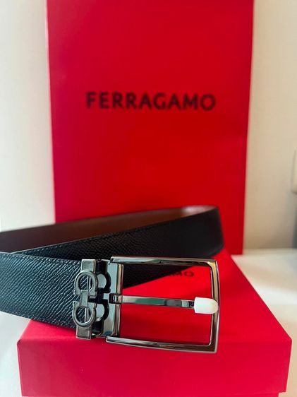 เข็มขัดผู้ชายเเบรนด์Ferragamo size115 ตัดสายฟรี รูปที่ 4