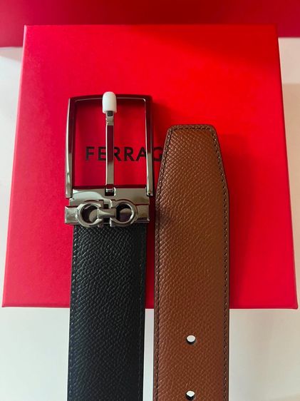 เข็มขัดผู้ชายเเบรนด์Ferragamo size115 ตัดสายฟรี รูปที่ 3