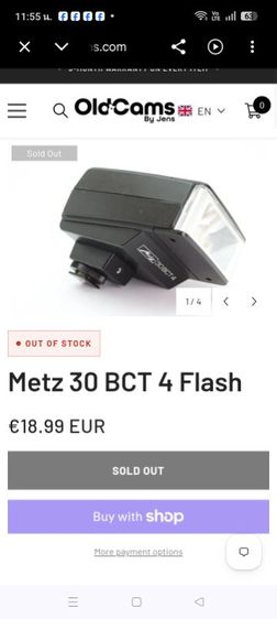 ขอขายแฟลซกล่องถ่ายรูปยี่ห้อ Metz รุ่น 30BCT4 ผลิตในประเทศเยอรมัน รหัสสินค้า 3786U สภาพเกือบใหม่ขาแบตสะอาดเหมือนใหม่ รูปที่ 2