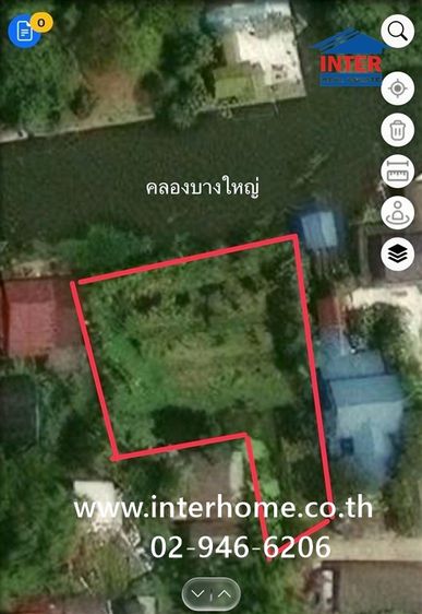 ที่ดินเปล่า 297.9 ตร.ว. ที่ดิน ใกล้วัดต้นเชือก นนทบุรี ถนนกาญจนาภิเษก ถนนทางหลวงชนบท นบ5014 บางใหญ่ นนทบุรี รูปที่ 2