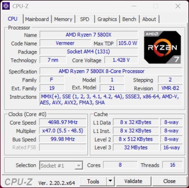 PC AMD Ryzen 7 5800x + RX6950xt + Ddr4 32gb. + M.2 1tb รูปที่ 13
