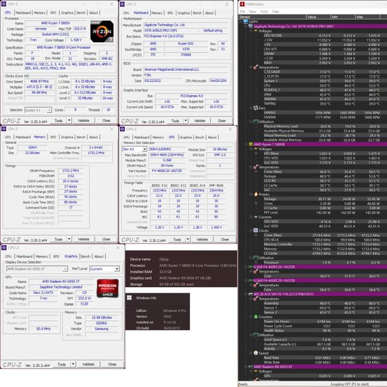 PC AMD Ryzen 7 5800x + RX6950xt + Ddr4 32gb. + M.2 1tb รูปที่ 12