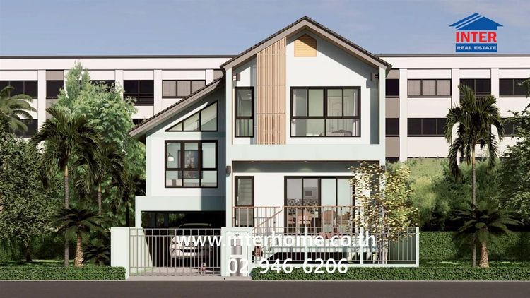 บ้านเดี่ยว 2 ชั้น 55 ตร.ว. บ้านเดี่ยว ซอยบรมราซซนนี78 แยก13 (ซอยทวีวัฒนา22) ใกล้มหาวิทยาลัยมหิดล ศาลายา ถนนบรมราชชนนี เขตทวีวัฒนา กรุงเทพ รูปที่ 2