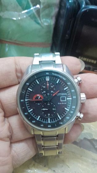 นาฬิกาCitizen eco-drive รุ่นจับเวลา6เข็ม สภาพดีมากๆ (เจ้าของซื้อมาหมื่นกว่า)