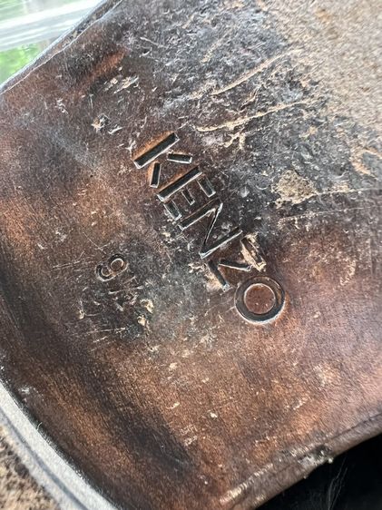 รองเท้าหนังแท้ Kenzo Sz.10us44eu28.5cm สีดำ สภาพสวย ไม่ขาดซ่อม ใส่เรียนทำงานได้หมด ราคา800รวมส่ง รูปที่ 7