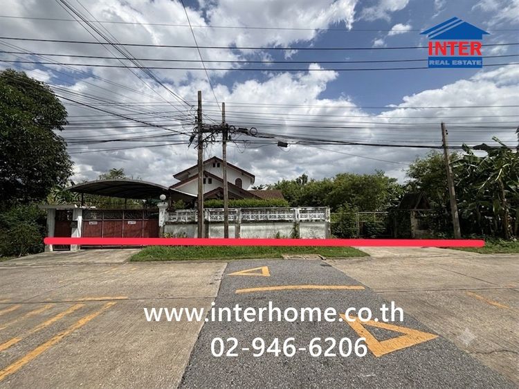 ที่ดินพร้อมบ้าน 691 ตร.ว. ซอยพหลโยธิน54-4 แยก3-4 ถนนพหลโยธิน54-4 ใกล้รถไฟฟ้าสายสีเขียว สถานีคูคต เขตสายไหม กรุงเทพมหานคร