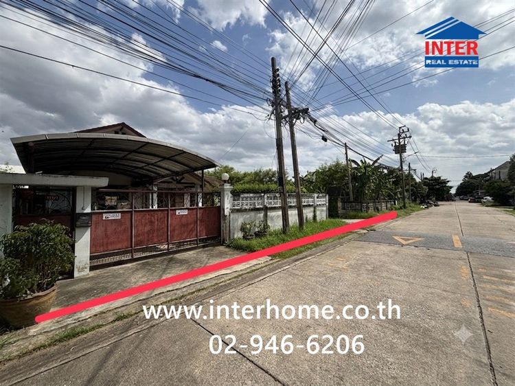 ที่ดินพร้อมบ้าน 691 ตร.ว. ซอยพหลโยธิน54-4 แยก3-4 ถนนพหลโยธิน54-4 ใกล้รถไฟฟ้าสายสีเขียว สถานีคูคต เขตสายไหม กรุงเทพมหานคร รูปที่ 2