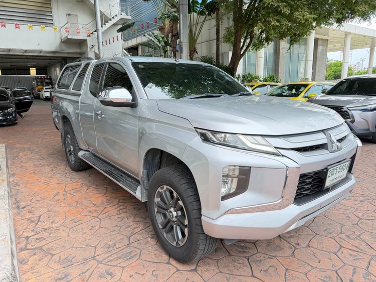 Mitsubishi Triton 2018 2.4 GLX Plus Pickup ดีเซล ไม่ติดแก๊ส เกียร์อัตโนมัติ เทา