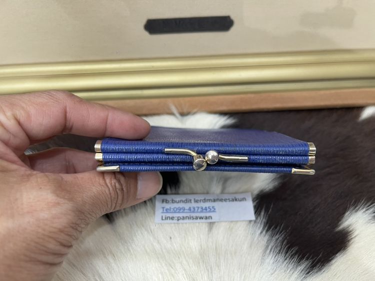 NinaRicci กระเป๋าสตางค์หนังแท้ made in italy 450บาท รูปที่ 6
