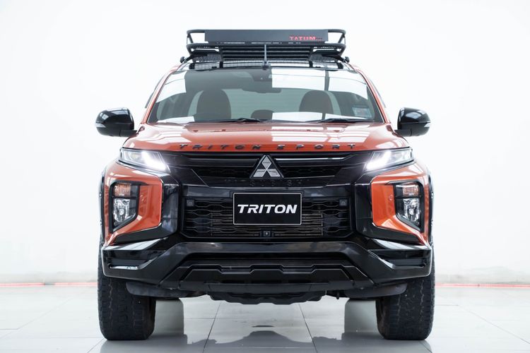 Mitsubishi Triton 2020 2.4 GT Plus ATHLETE Pickup ดีเซล ไม่ติดแก๊ส เกียร์อัตโนมัติ ส้ม รูปที่ 4