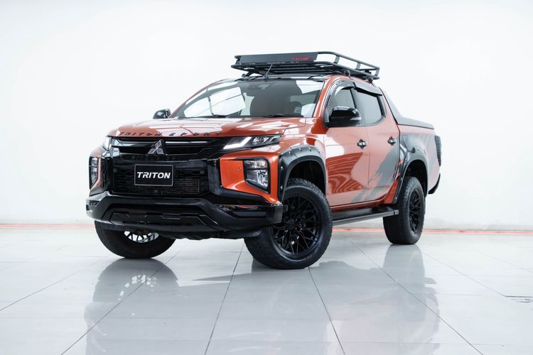 รถ Mitsubishi Triton 2.4 GT Plus ATHLETE สี ส้ม