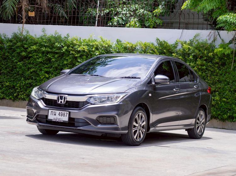 Honda City 2018 1.5 V Sedan เบนซิน ไม่ติดแก๊ส เกียร์อัตโนมัติ เทา รูปที่ 3