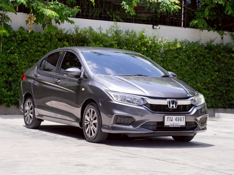 Honda City 2018 1.5 V Sedan เบนซิน ไม่ติดแก๊ส เกียร์อัตโนมัติ เทา