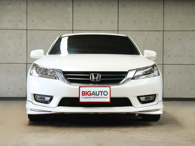 Honda Accord 2014 2.4 EL NAVI Sedan เบนซิน ไม่ติดแก๊ส เกียร์อัตโนมัติ ขาว รูปที่ 3