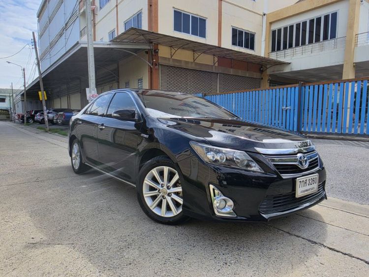 Toyota Camry 2012 2.5 Hybrid Sedan ไฮบริด ไม่ติดแก๊ส เกียร์อัตโนมัติ ดำ