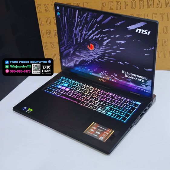 (จอใหญ่ 18 นิ้ว) MSI VECTOR A18 HX A9WHG-252TH - COSMOS GRAY รูปที่ 3