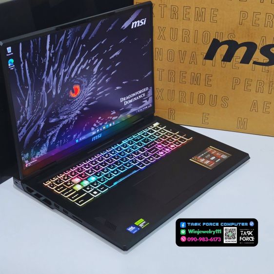 (จอใหญ่ 18 นิ้ว) MSI VECTOR A18 HX A9WHG-252TH - COSMOS GRAY รูปที่ 2