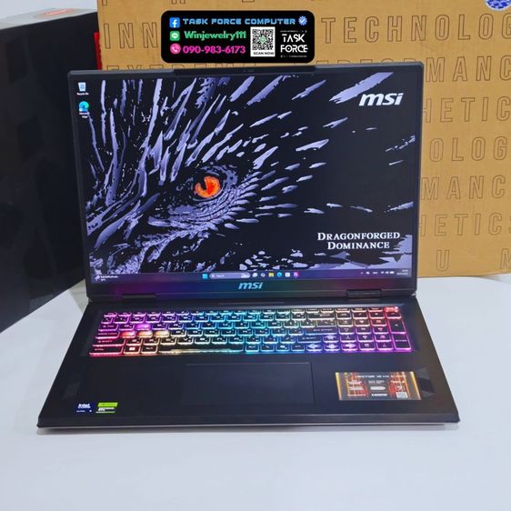(จอใหญ่ 18 นิ้ว) MSI VECTOR A18 HX A9WHG-252TH - COSMOS GRAY